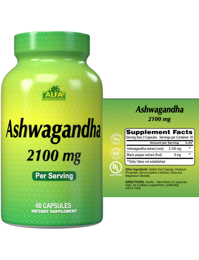 Aswagandha x 60cap - Alfa Vitamins
