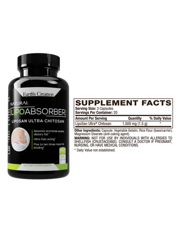 Chitosan x 60cap - Earth Creation
