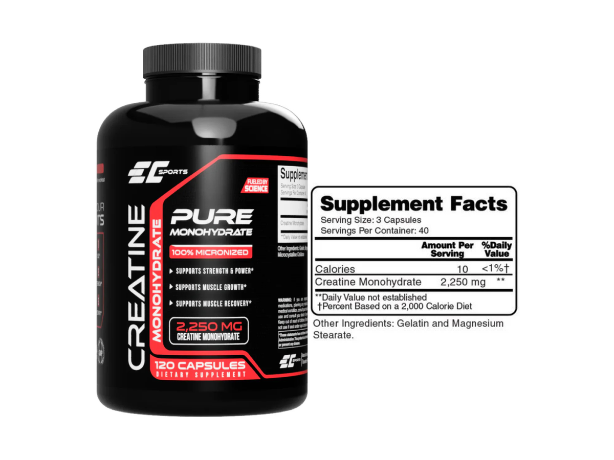 Creatina x 120cap - EC Sport