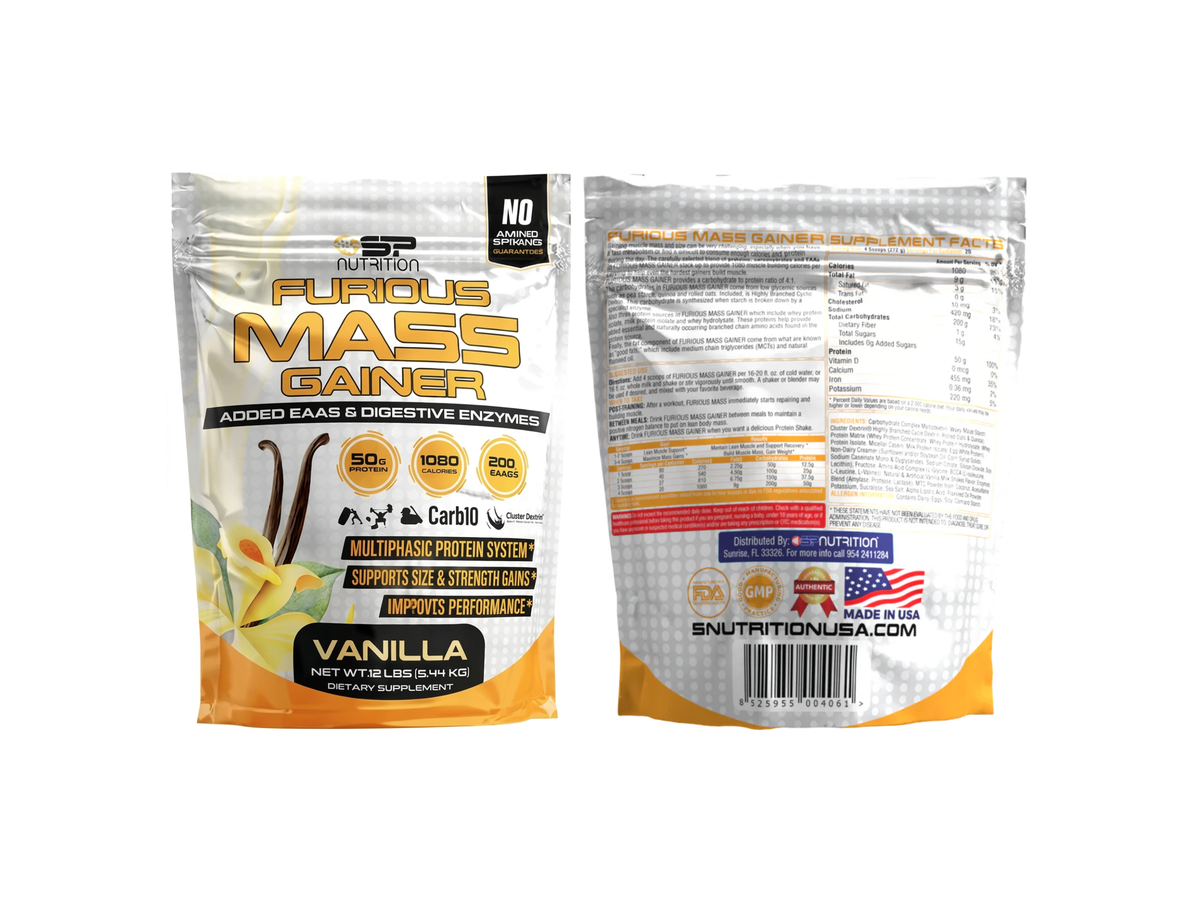 Furius mass gainer x 12lb - SP Nutrition