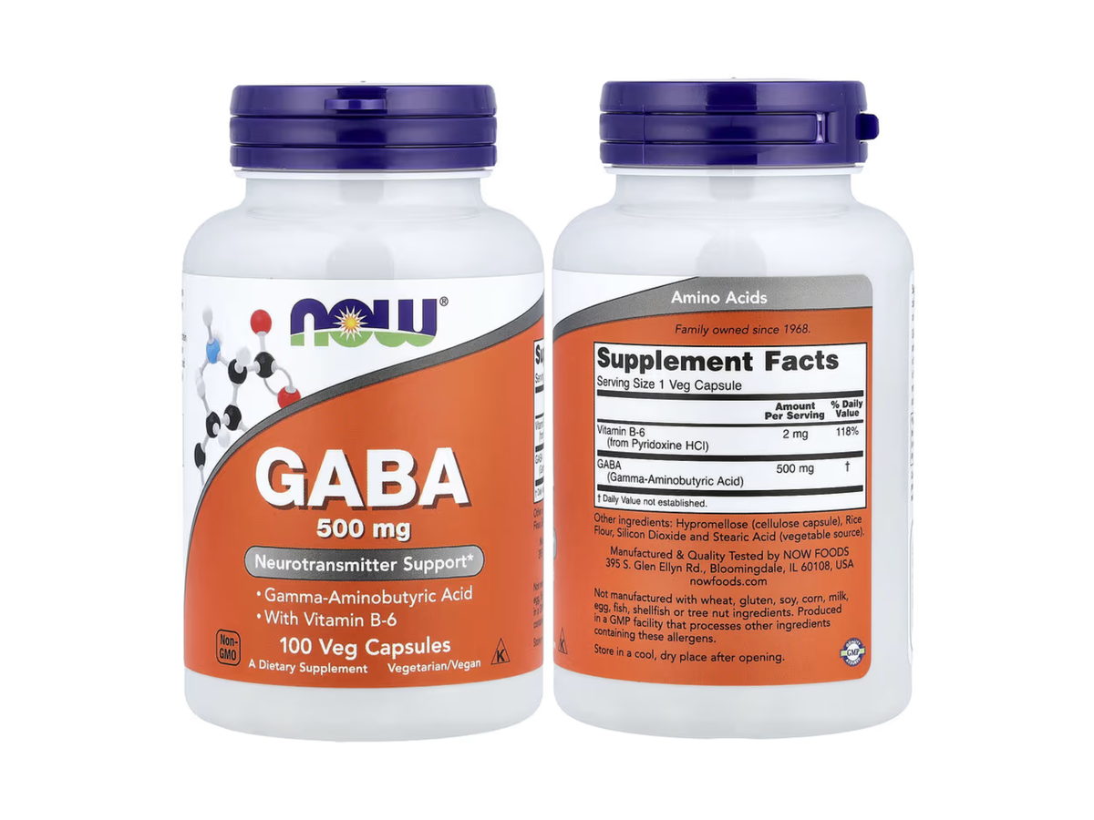Gaba + Vit B6 x 100cap - Now