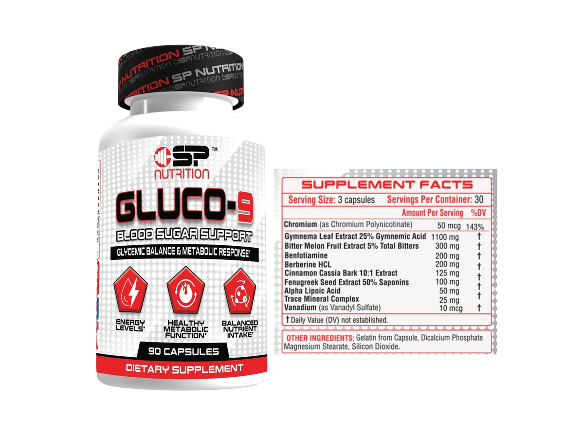 Gluco-9 x 90cap - SP Nutrition