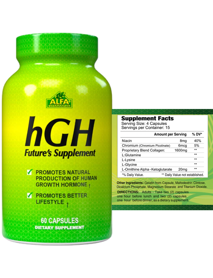 HGH 60cap - Alfa Vitamins