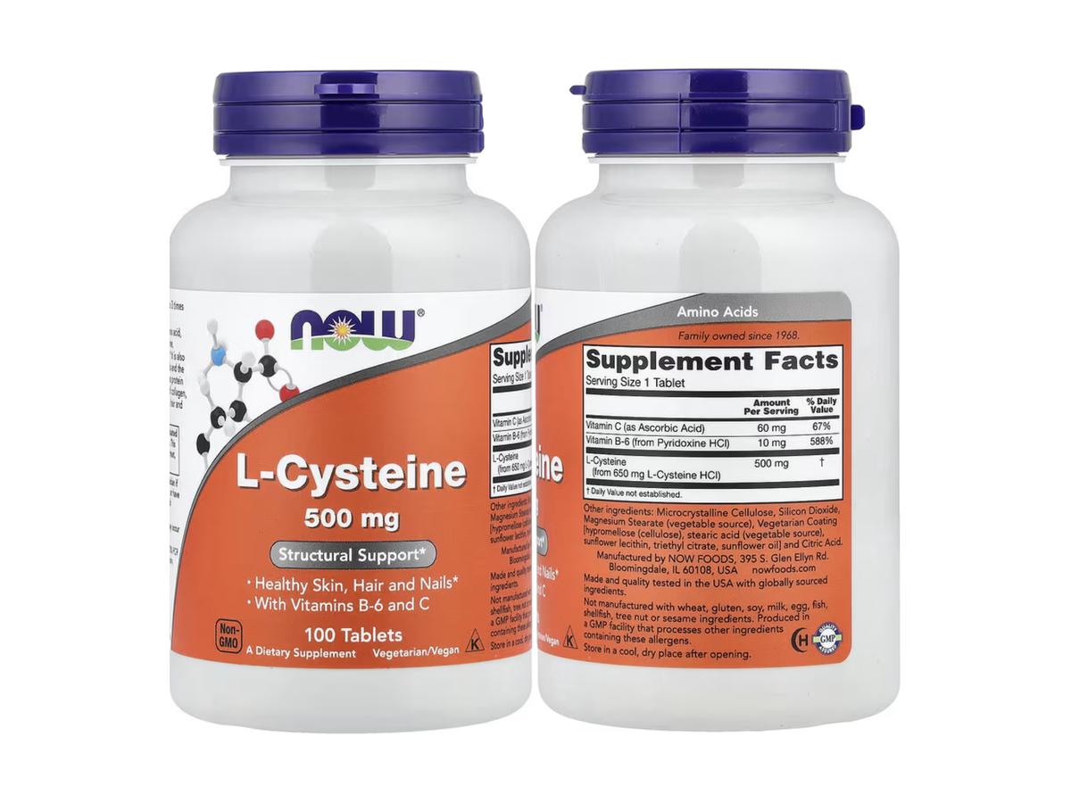 L-Cysteine x 100tab - Now