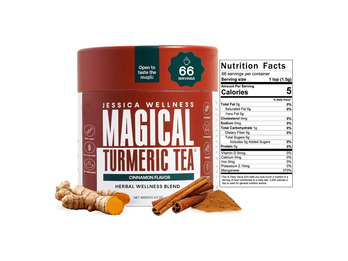 Mágico Té de Curcuma x 100gr sabor canela o cacao