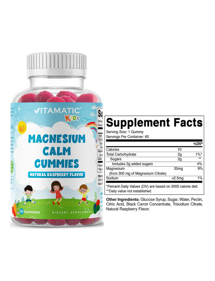 Magnesium Calm niño x 60 gomitas - Vitamatic