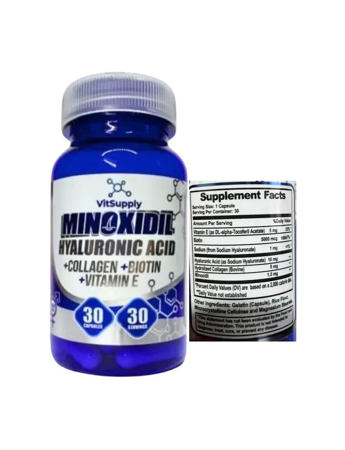 Minoxidil 1,5mg x 30cap - VitSupply