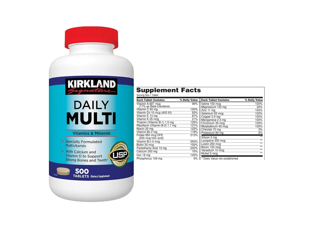 Multi daily (Multivitaminico) x 500tab - Kirkland