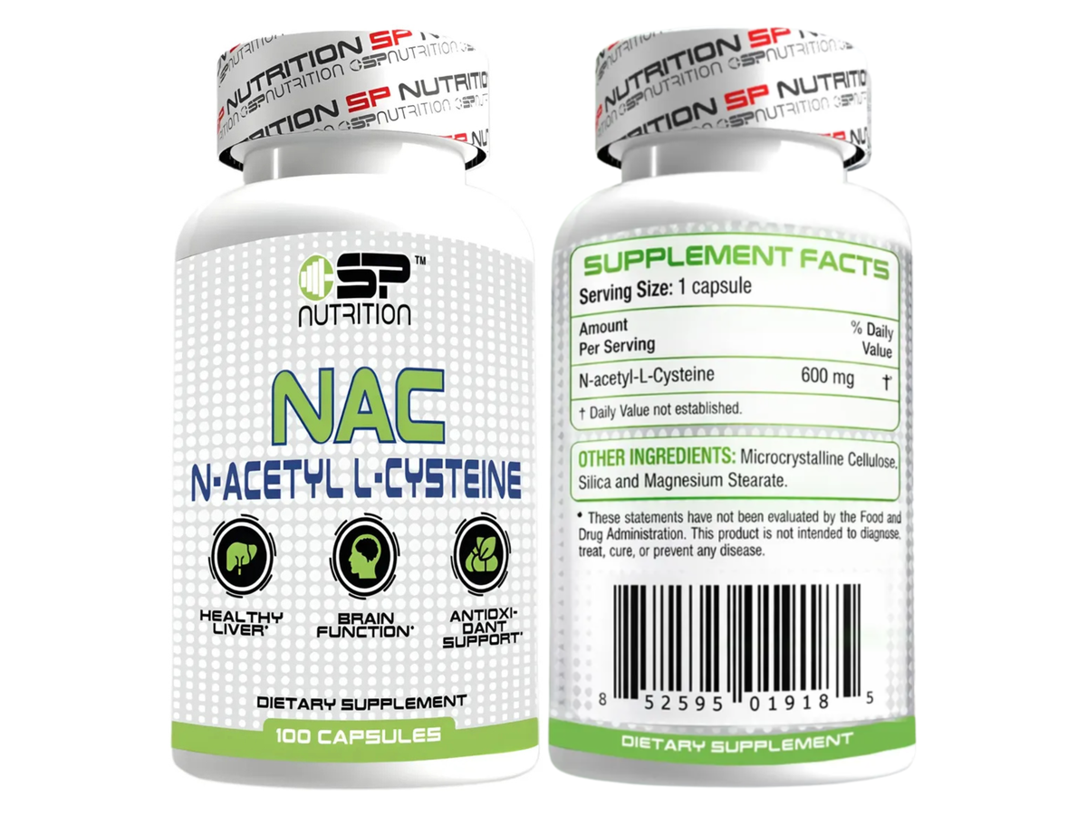 NAC x 100cap - SP Nutrition