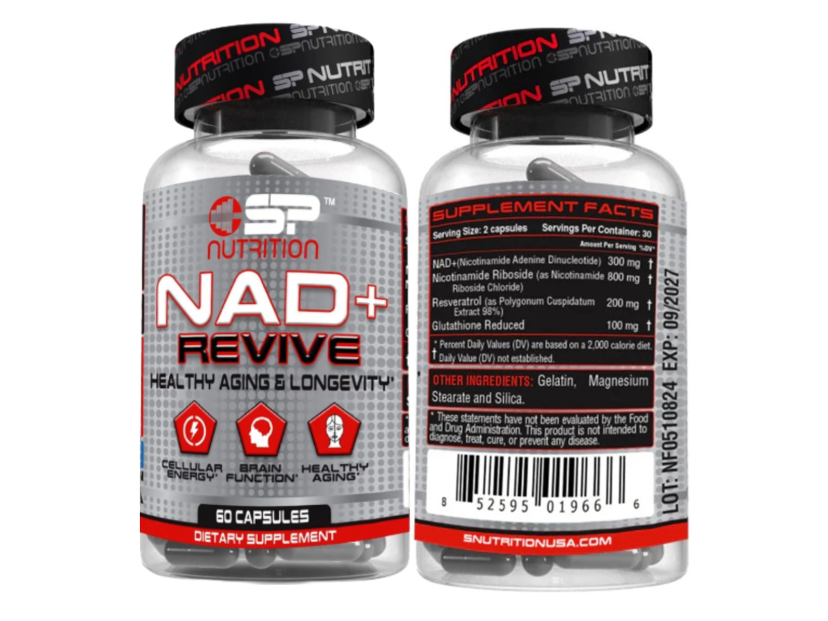 NAD + Resveratrol x 60cap - SP Nutrition