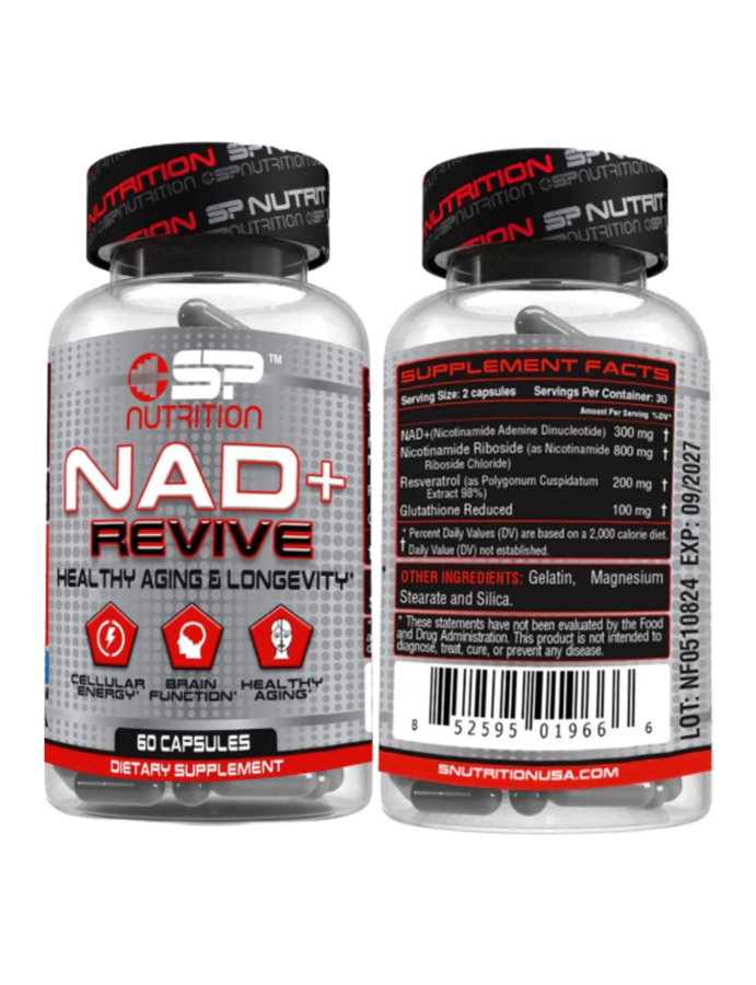 NAD + Resveratrol x 60cap - SP Nutrition