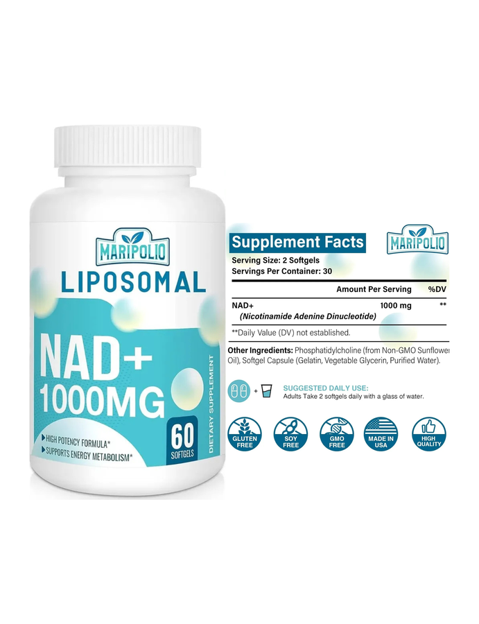 Nad+ x 60cap - liposomal - Maripolio