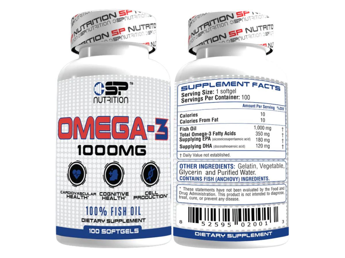 Omega 3 x 100cap - SP Nutrition