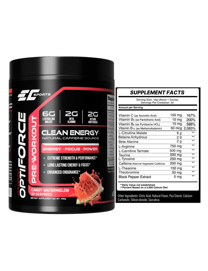 Prework out (OptiForce) x 30serv - EC Sport