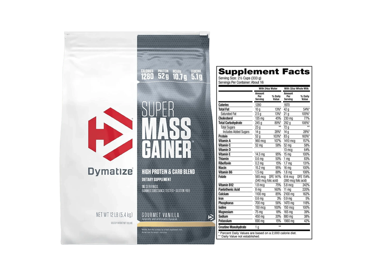 Super Mass Gainer 12LB - Dymatize