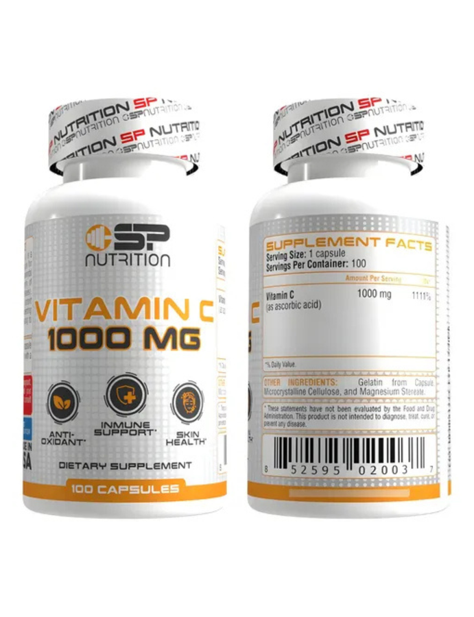 Vitamina C 1000mg x 100 cap - SP Nutrition